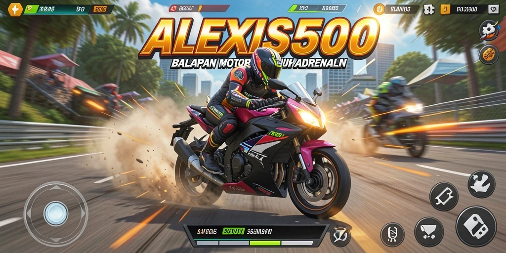 Tampilan gameplay yang intens dan menegangkan dari ALEXIS500.