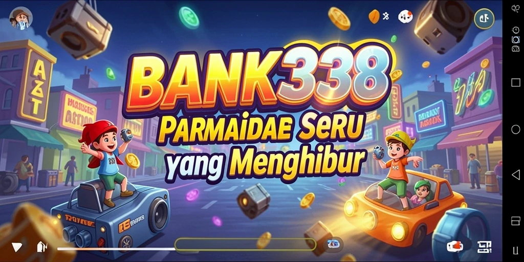 Antarmuka permainan BANK338 yang menyenangkan dan penuh aksi.