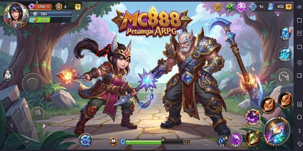 Gameplay ARPG yang mendebarkan dan menantang di MC888.