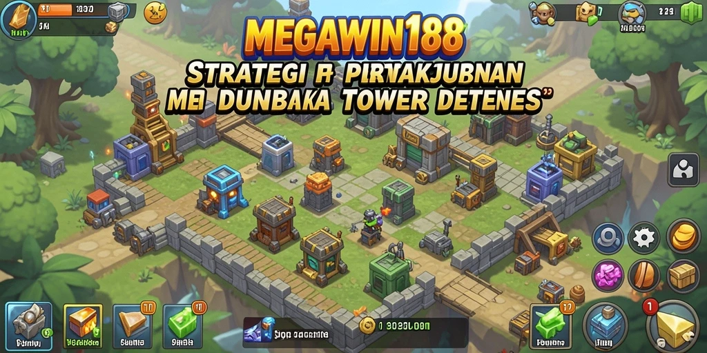 Gameplay menakjubkan di MEGAWIN188 dengan strategi Tower Defense yang mendebarkan.