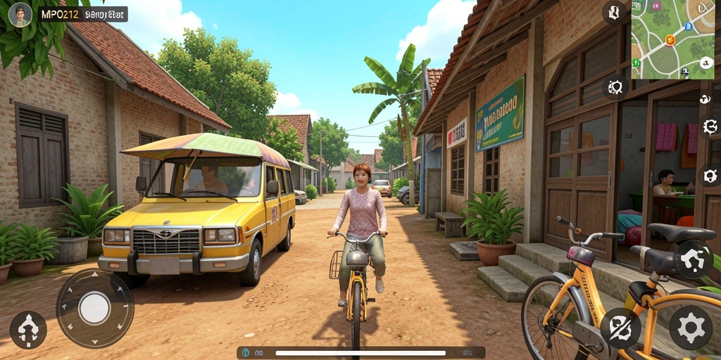 Tampilan gameplay menarik dari MPO2121 dengan berbagai pilihan interaksi.
