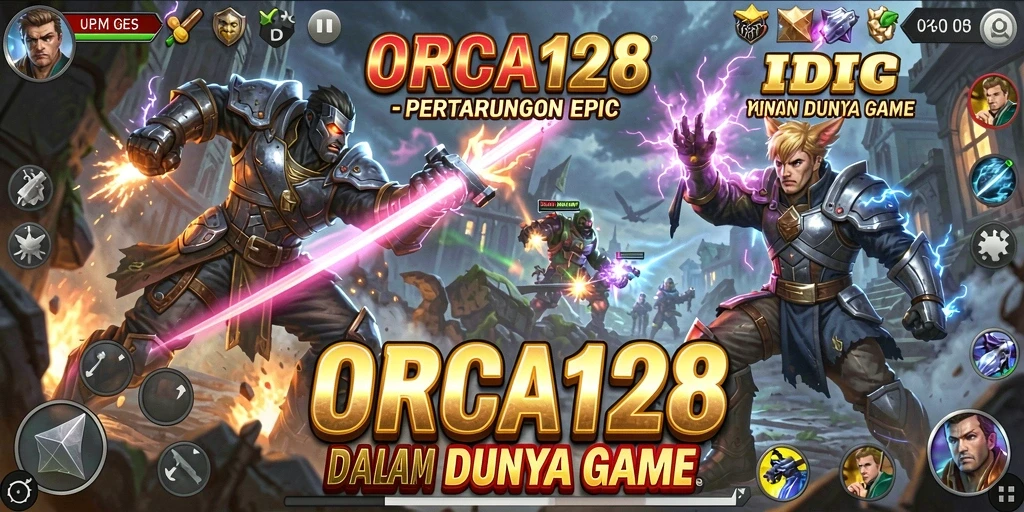 Screenshot gameplay Fighting yang mendebarkan di ORCA128.