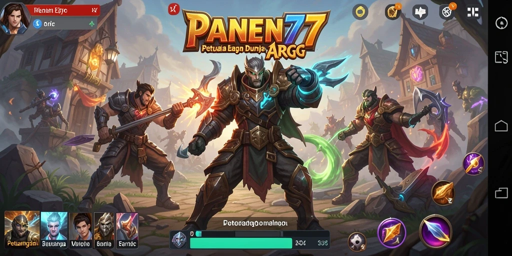 Screenshot gameplay PANEN77 yang menampilkan aksi seru dalam ARPG.