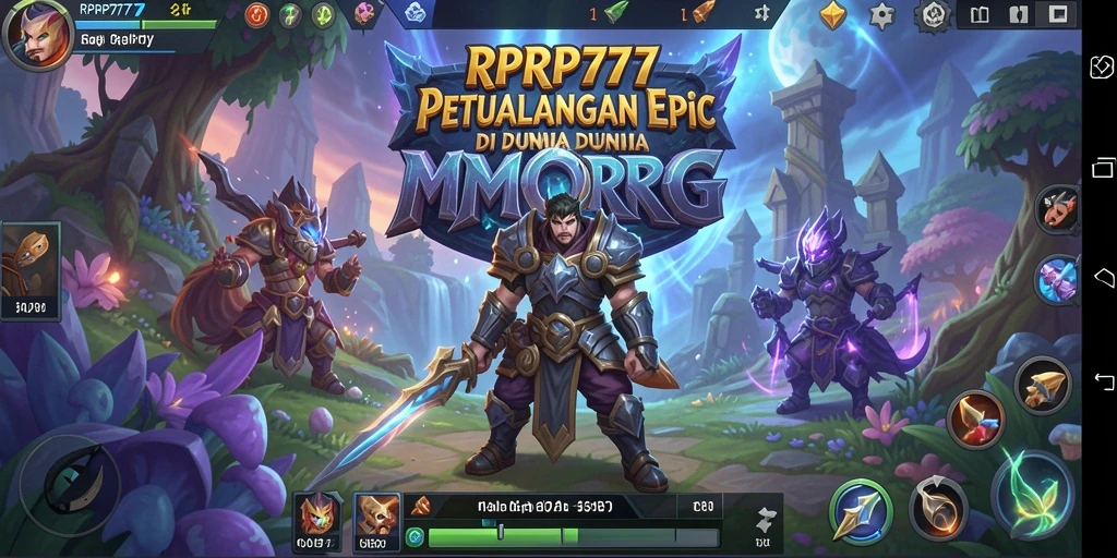 Tampilan gameplay yang menakjubkan di RPRP777, dunia fantasi menanti.