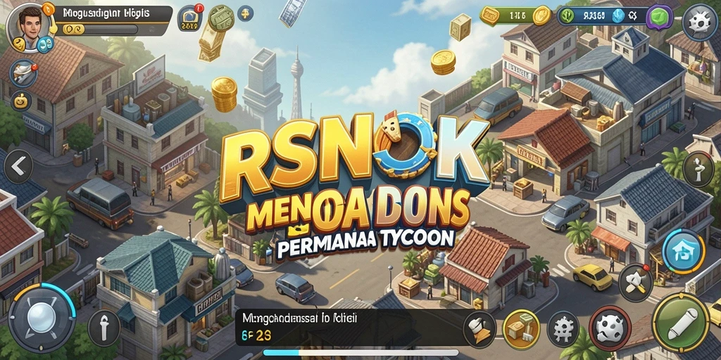 Tampilan menarik dari gameplay <strong>RSNOK</strong> yang penuh tantangan Tycoon.