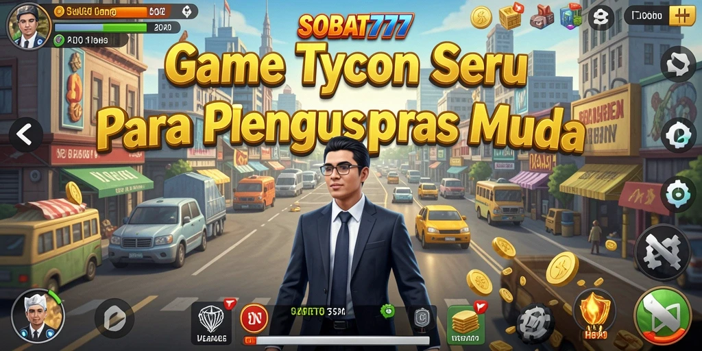 Tampilan gameplay SOBAT777 yang menarik dengan fitur Tycoon.