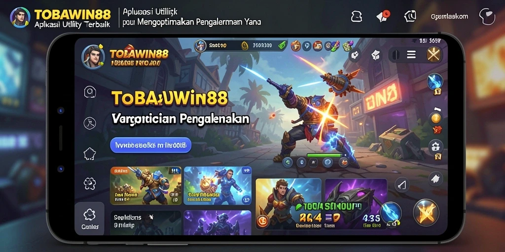 Screenshot utama TOBAWIN88 yang menampilkan antarmuka intuitif dan fitur lengkap.