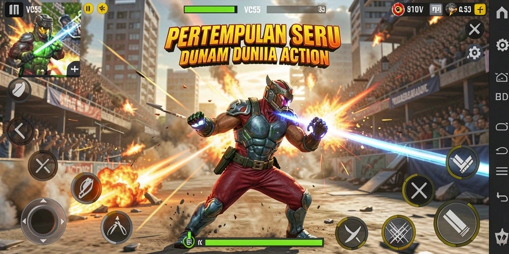 Tampilan gameplay seru dalam <strong>VC55</strong> yang menegangkan dan penuh aksi.