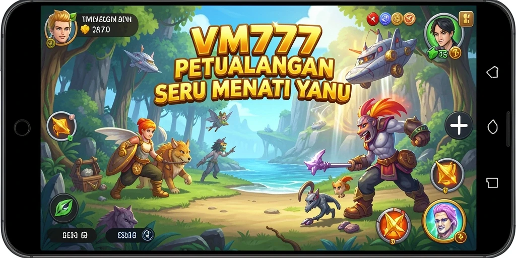 Tampilan gameplay seru dalam petualangan VM777 yang mendebarkan.